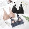 Front Buckle Lace Bra