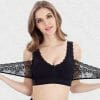 Buckle Wireless Lace Bra