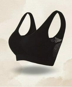 Alternative view of Seamless Wireless Mesh Breathable Cool Liftup Air Sports Bra Large Size Bra For Women