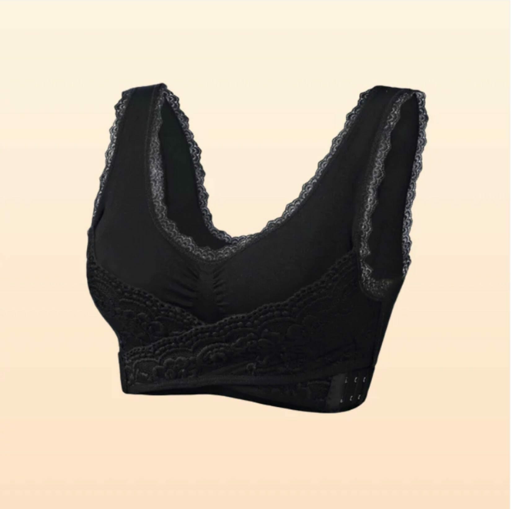 Comfy Corset Bra Front Cross Side Buckle Lace Bras - Image 3