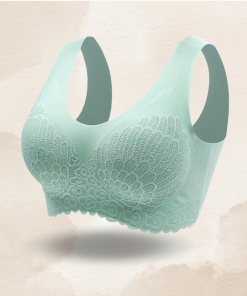 Alternative view of 5D Seamless Bra Wireless Lace Bra Large Size For Women