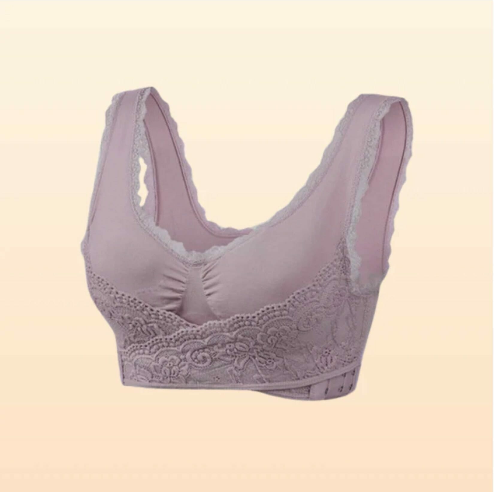 Comfy Corset Bra Front Cross Side Buckle Lace Bras - Image 13