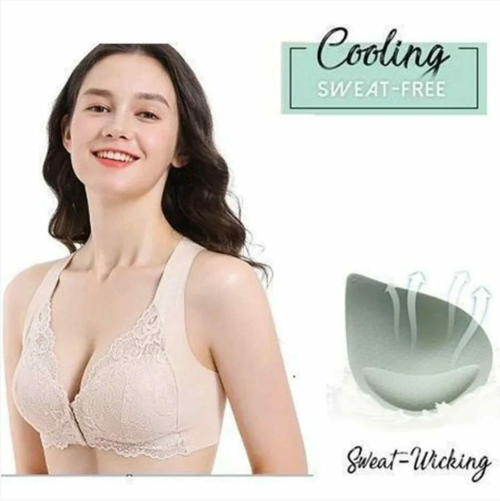 Multifunctional Push Up Comfy Bra Front Closure 5D Contour Bra Plus Size For Women - Image 12