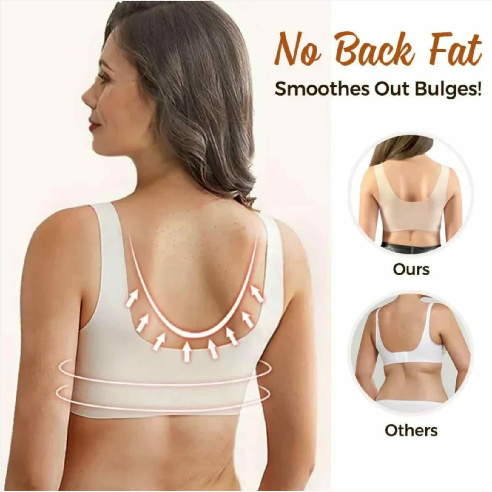 Multifunctional Push Up Comfy Bra Front Closure 5D Contour Bra Plus Size For Women - Image 13