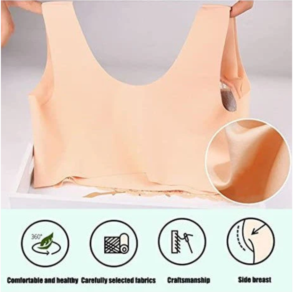 Ultimate Extra Lift Stretch Full-Figure Seamless Lace Cut Out Bra - Image 14
