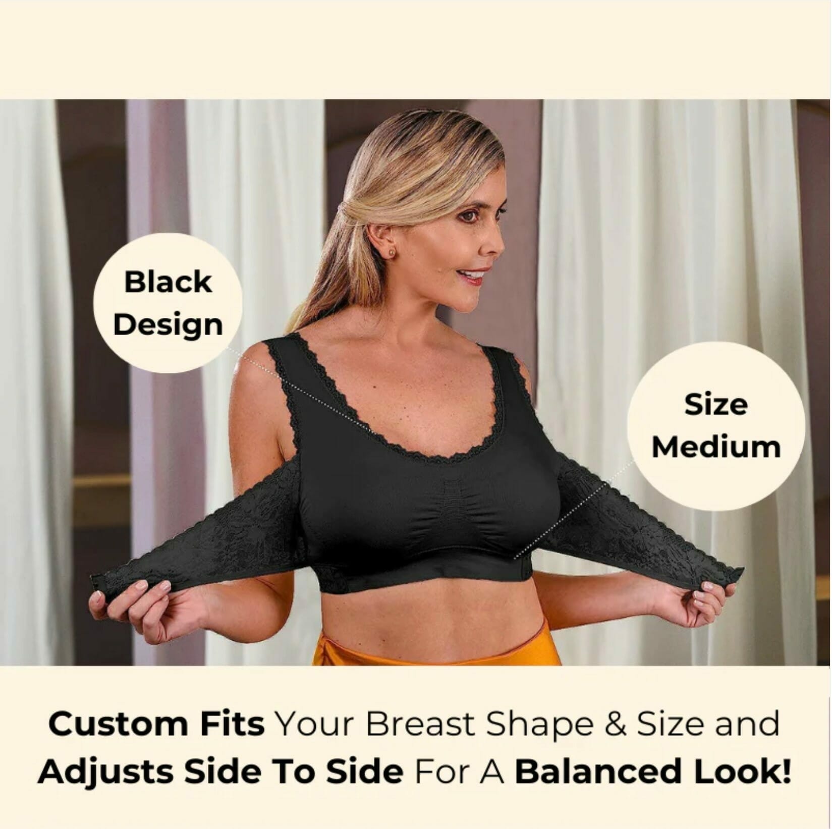 Comfy Corset Bra Front Cross Side Buckle Lace Bras - Image 18