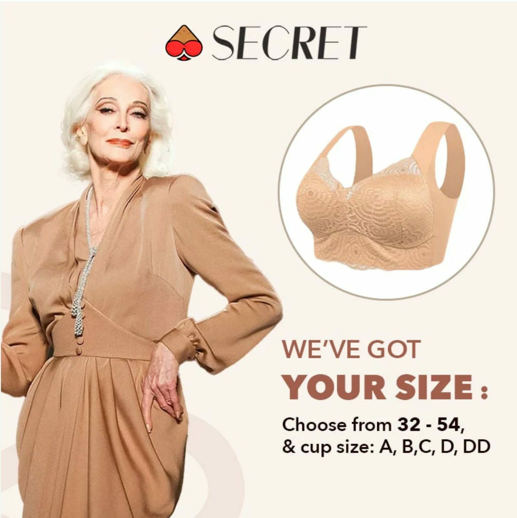 Ultimate Extra Lift Stretch Full-Figure Seamless Lace Cut Bra - Image 16