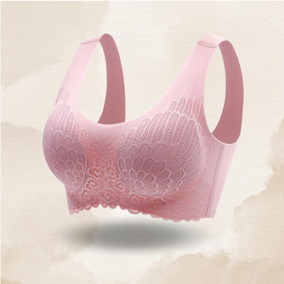 5D Seamless Bra Wireless Lace Bra Large Size For Women - Image 19