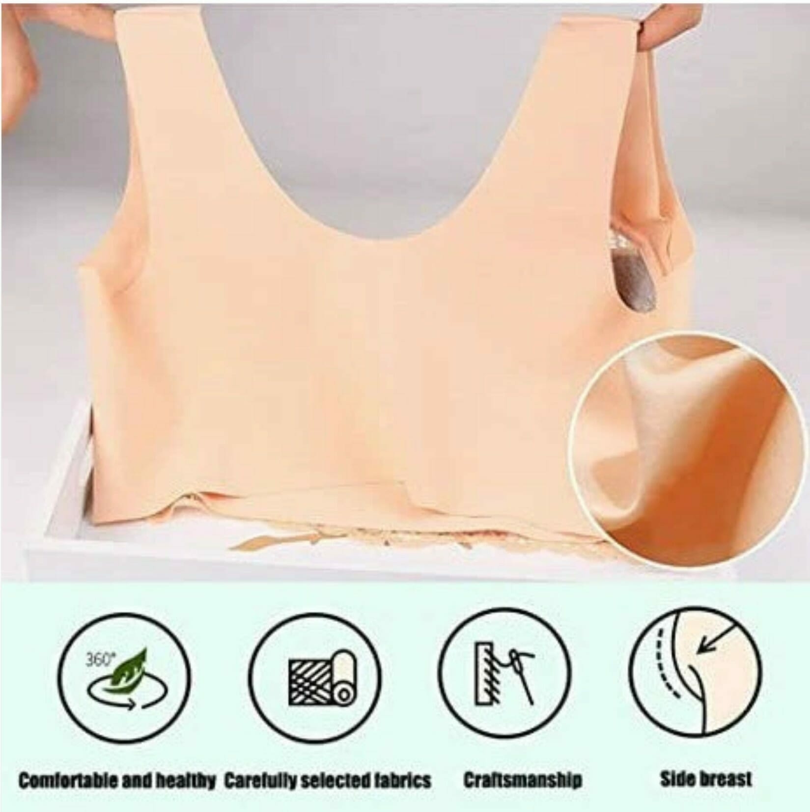 Ultimate Extra Lift Stretch Full-Figure Seamless Lace Cut Bra - Image 19