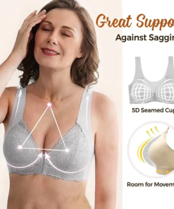 Multifunctional Push Up Comfy Bra Front Closure 5D Contour Bra Large Size For Women