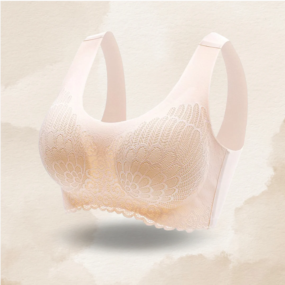 5D Seamless Bra Wireless Lace Bra Large Size For Women - Image 21