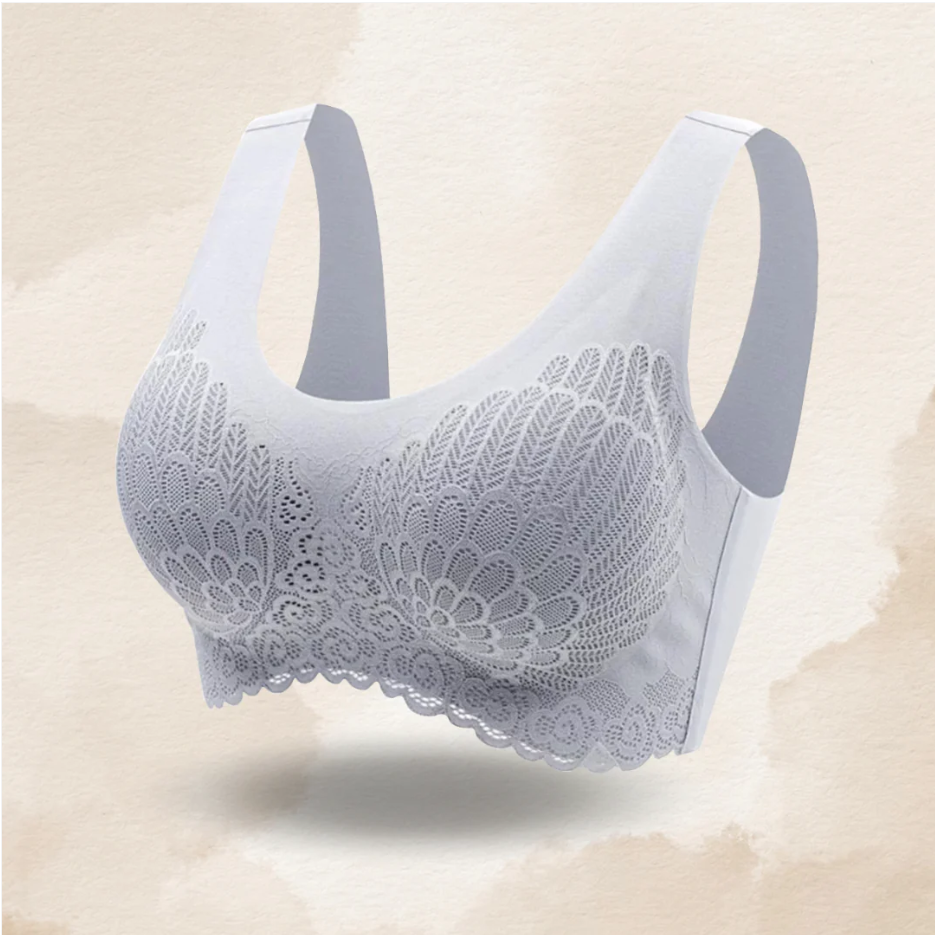 5D Seamless Bra Wireless Lace Bra Large Size For Women - Image 22