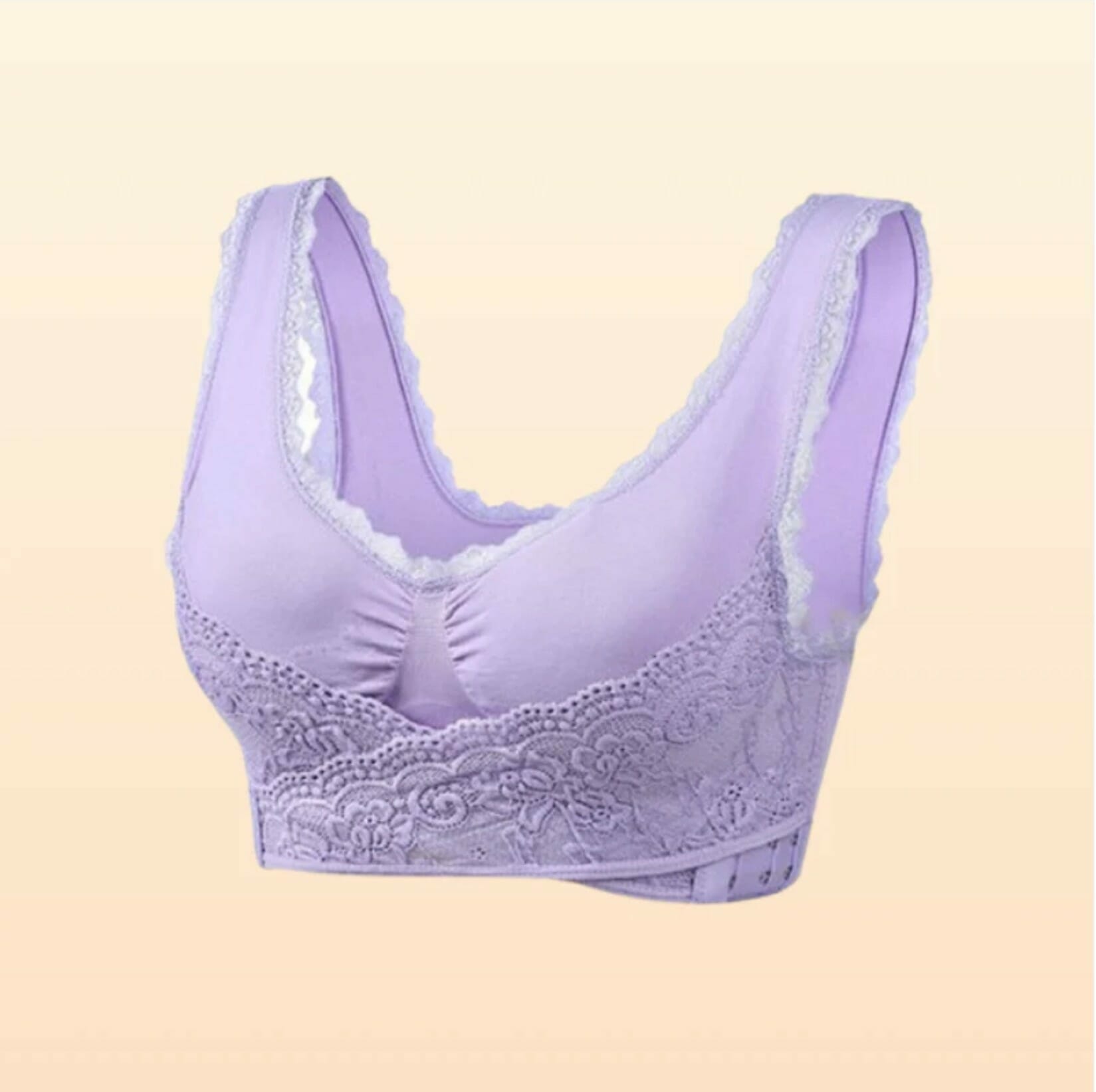 Comfy Corset Bra Front Cross Side Buckle Lace Bras - Image 25