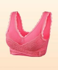 Comfy Corset Bra Front Cross Side Buckle Lace Bras For Women