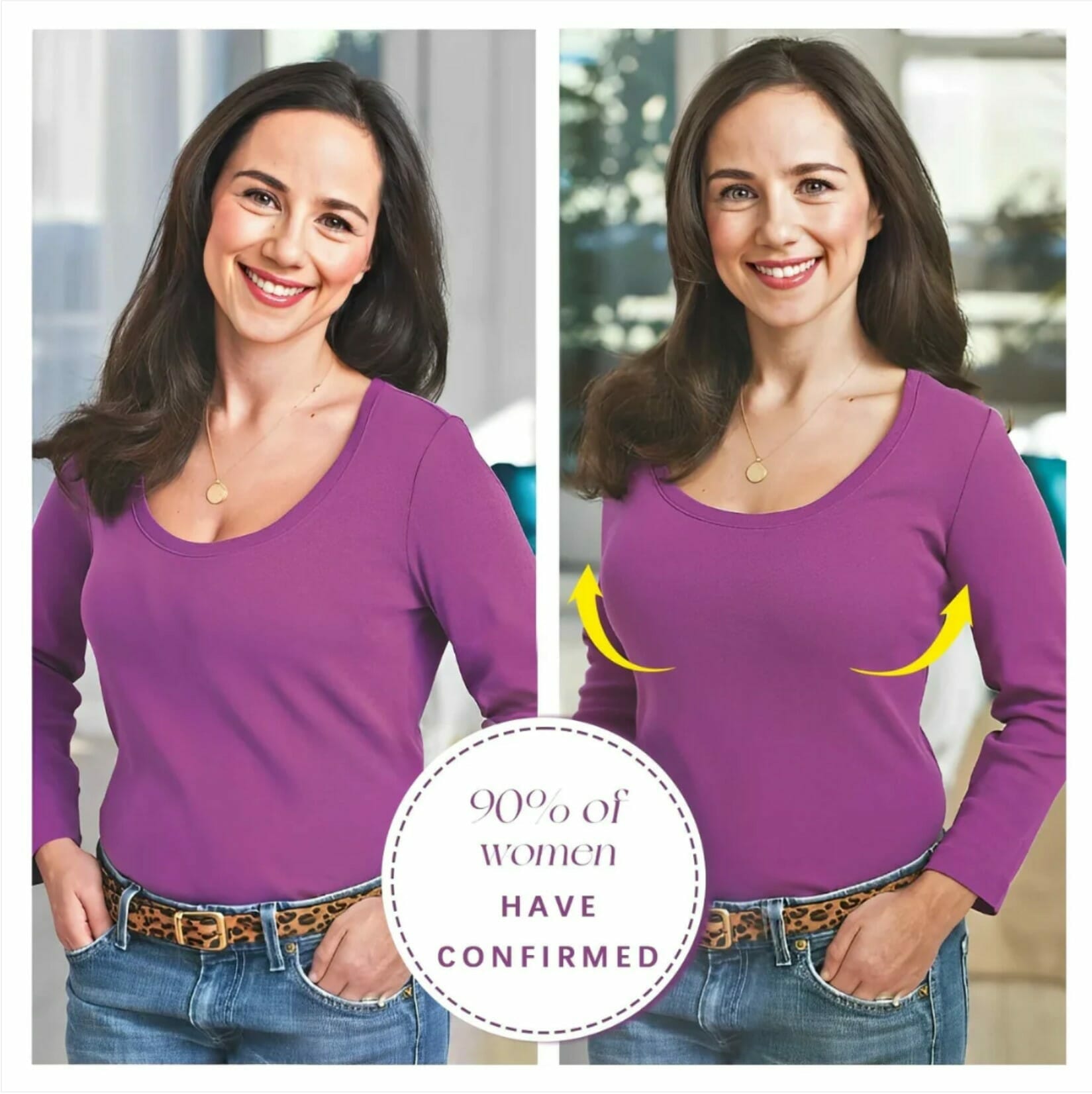 Multifunctional Push Up Comfy Bra Front Closure 5D Contour Bra Plus Size For Women - Image 29