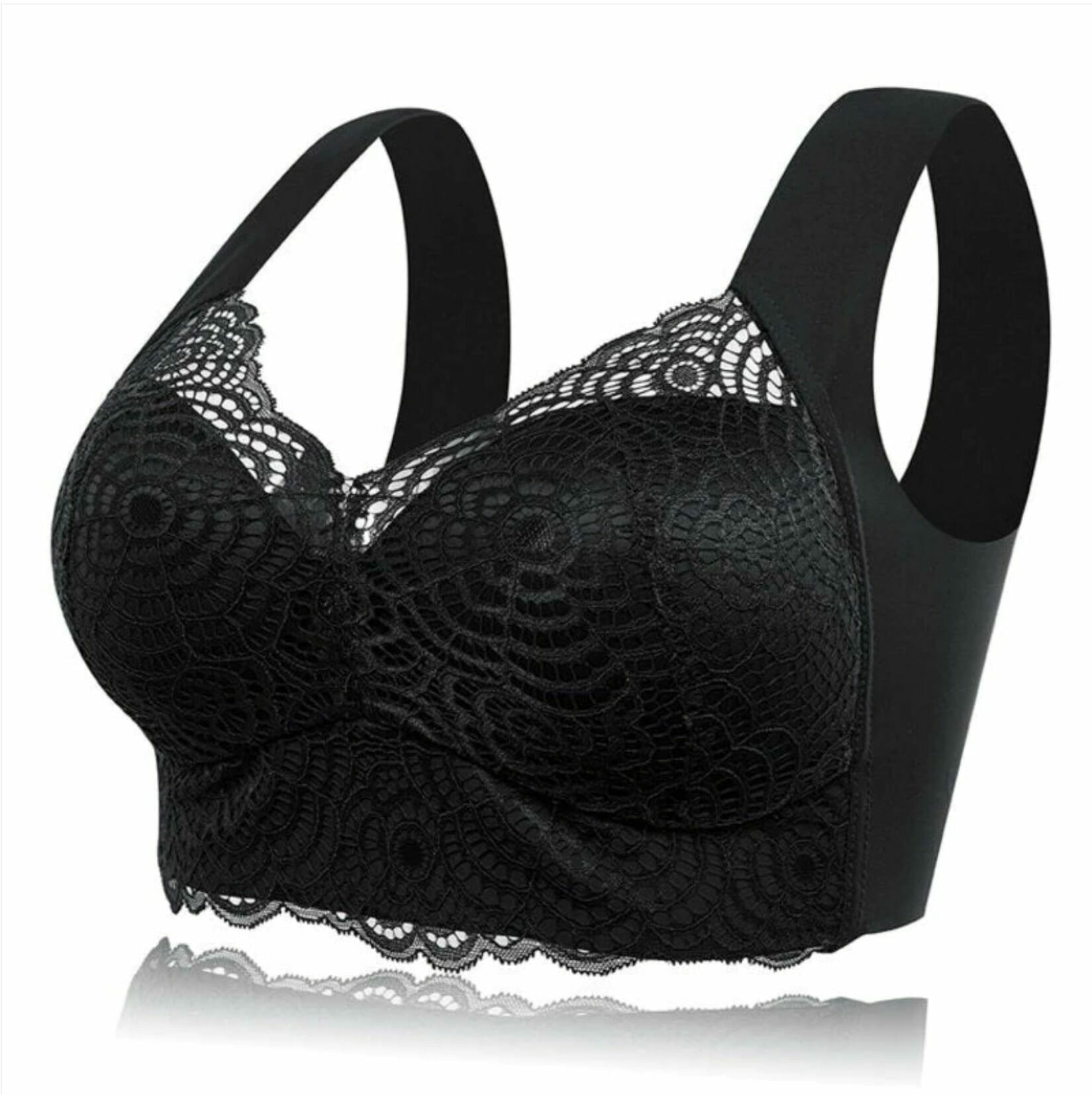 Ultimate Extra Lift Stretch Full-Figure Seamless Lace Cut Bra - Image 29