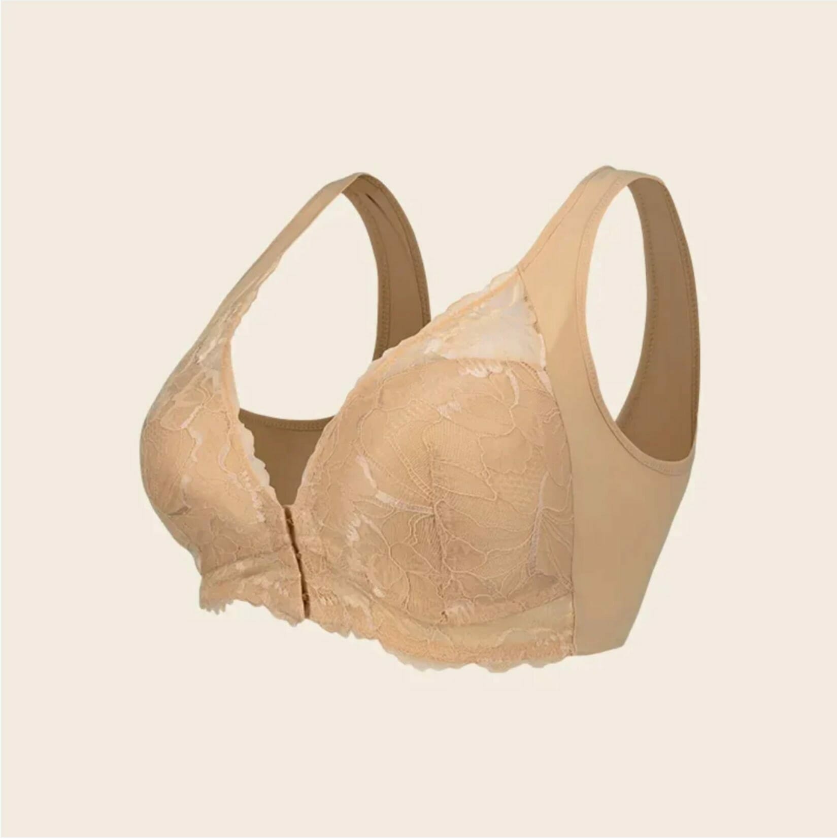 Multifunctional Push Up Comfy Bra Front Closure 5D Contour Bra Plus Size For Women - Image 36