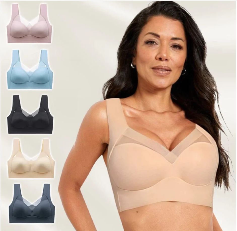 Comfy Seamless Bra Deep Cup Wireless Bras Large Size For Women - Image 5