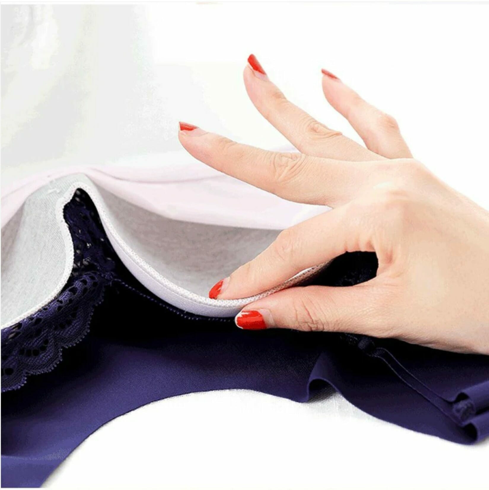 Ultimate Extra Lift Stretch Full-Figure Seamless Lace Cut Bra - Image 40