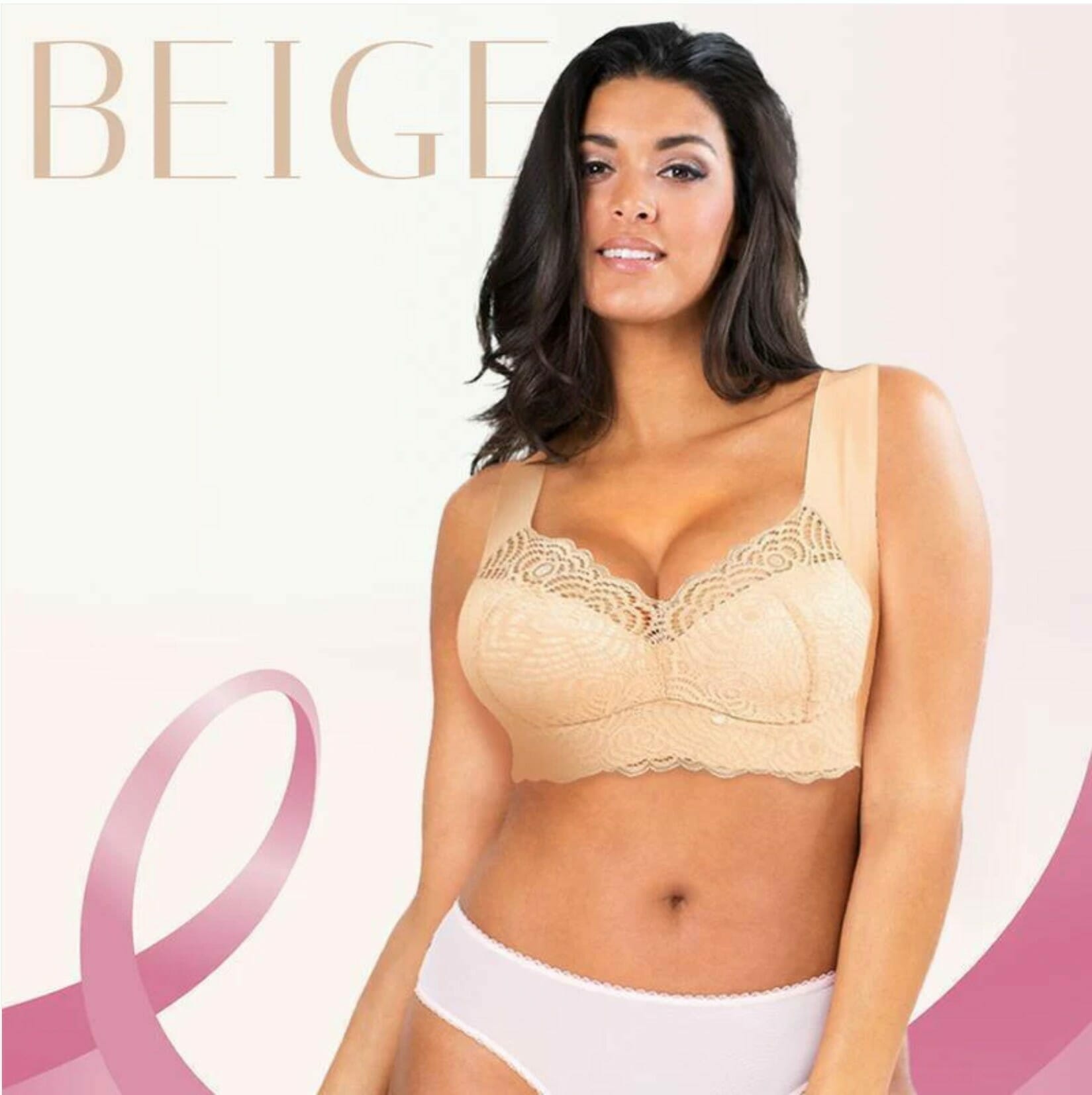 Ultimate Extra Lift Stretch Full-Figure Seamless Lace Cut Bra - Image 50