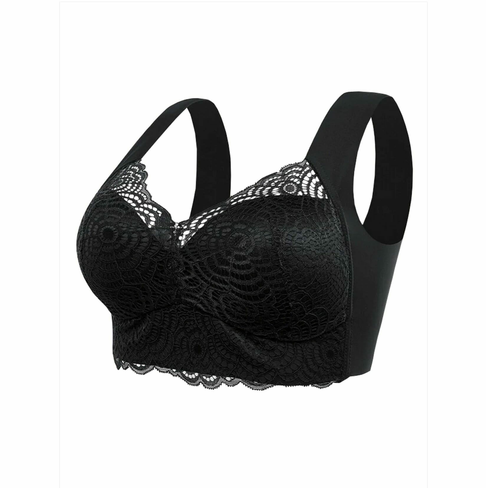 Ultimate Extra Lift Stretch Full-Figure Seamless Lace Cut Bra - Image 59