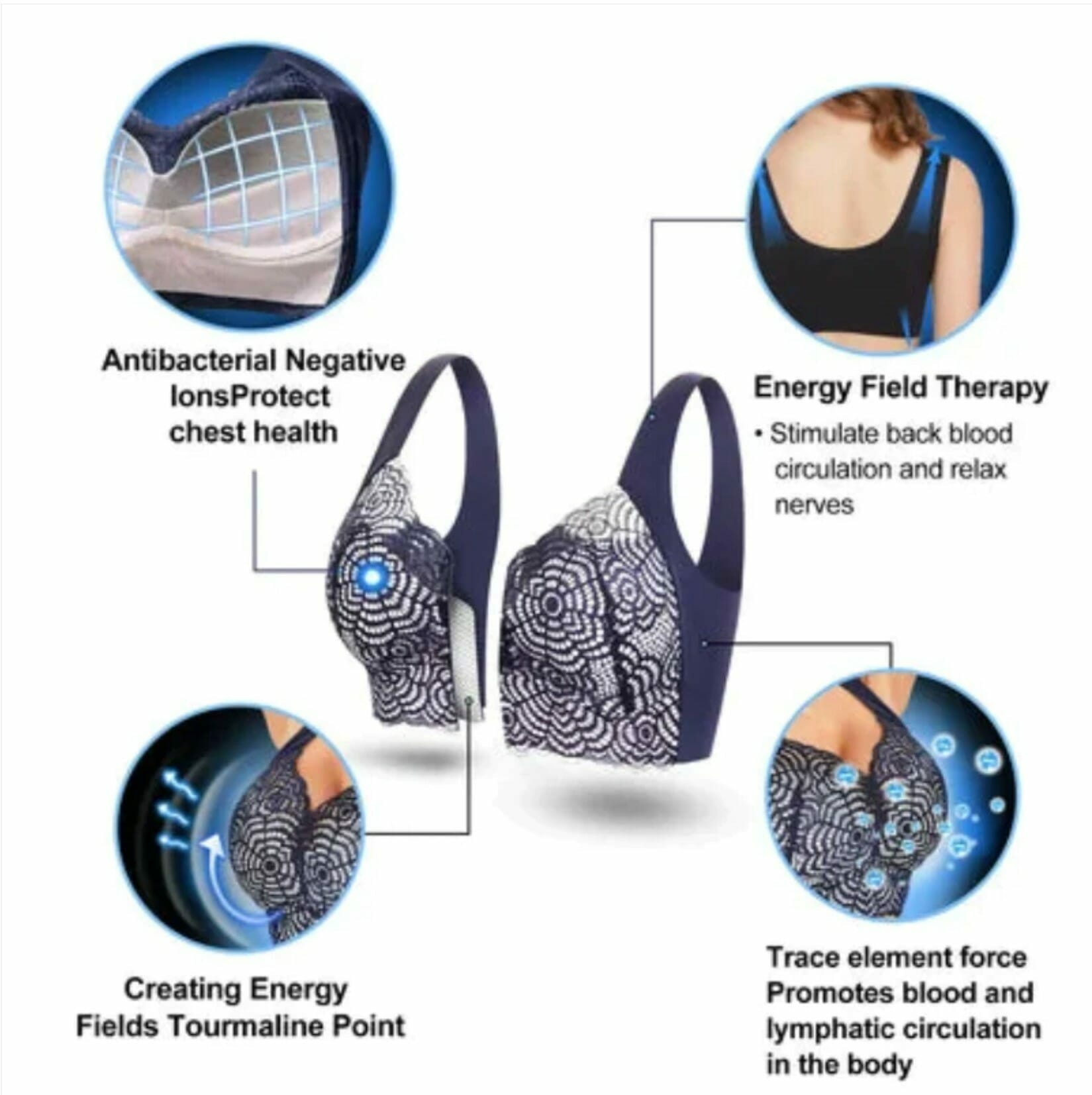 Ultimate Extra Lift Stretch Full-Figure Seamless Lace Cut Bra - Image 6