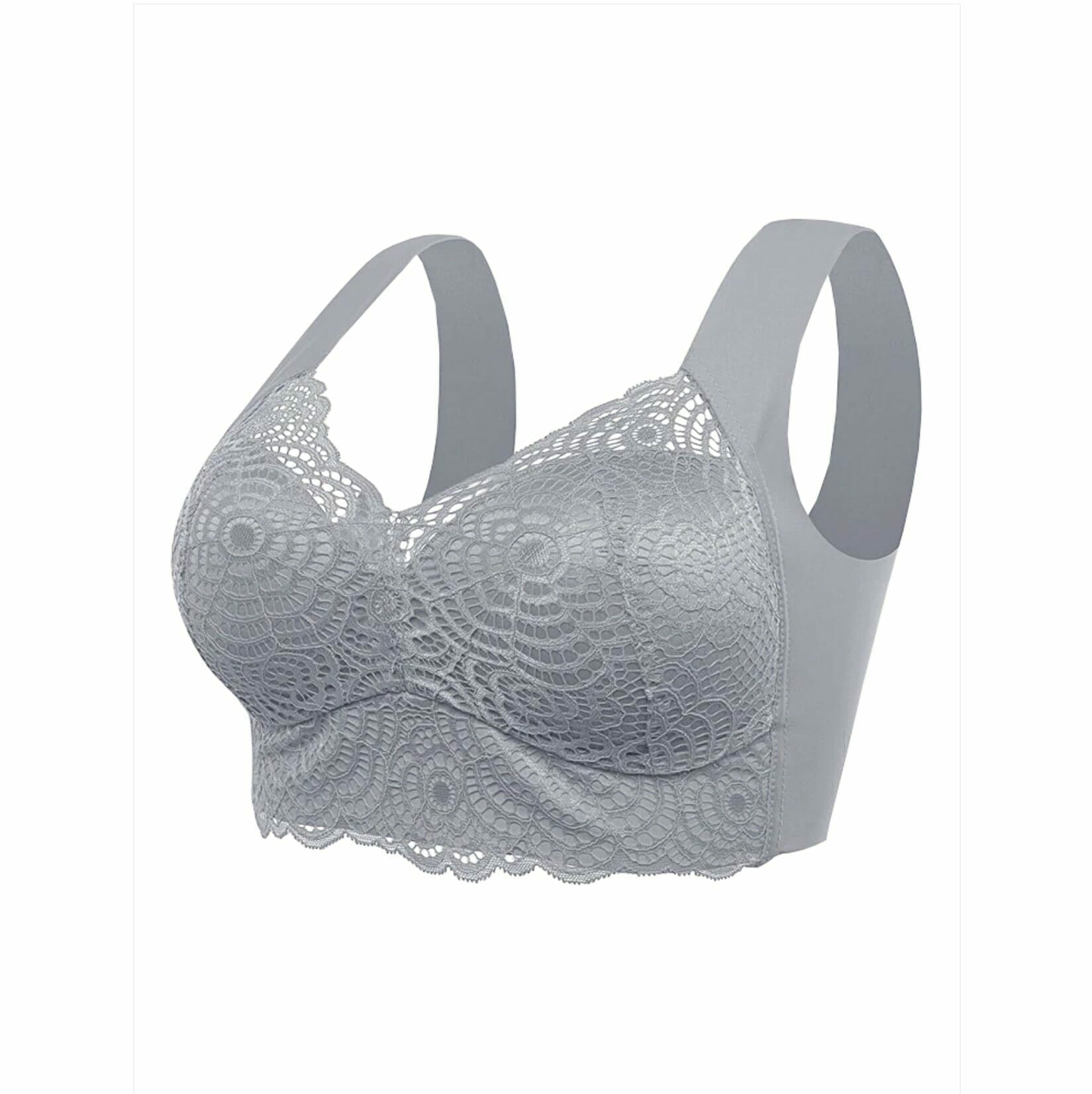 Ultimate Extra Lift Stretch Full-Figure Seamless Lace Cut Bra - Image 61