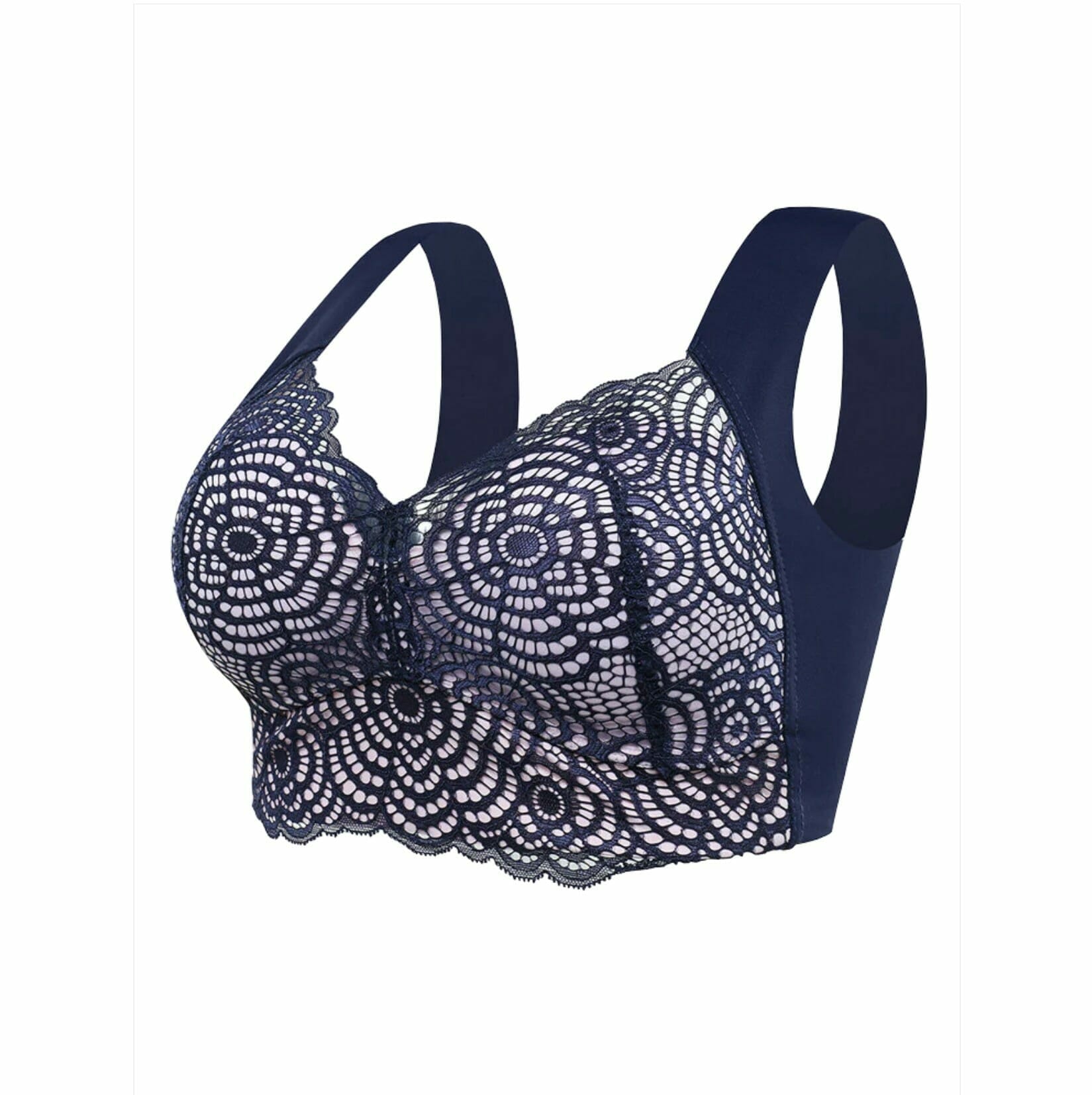 Ultimate Extra Lift Stretch Full-Figure Seamless Lace Cut Bra - Image 62
