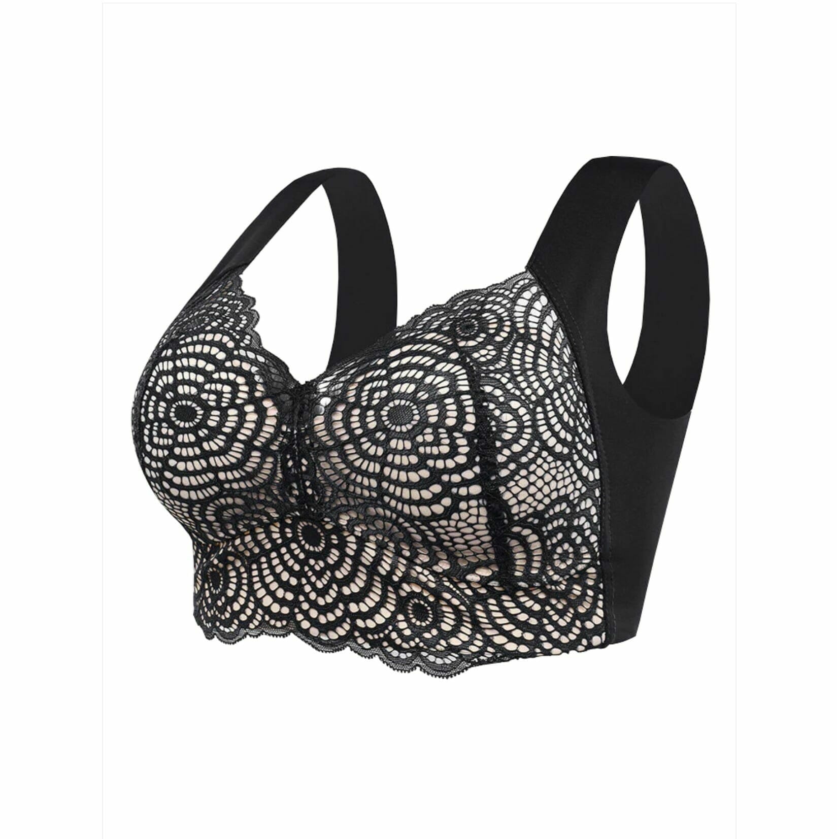 Ultimate Extra Lift Stretch Full-Figure Seamless Lace Cut Bra - Image 63