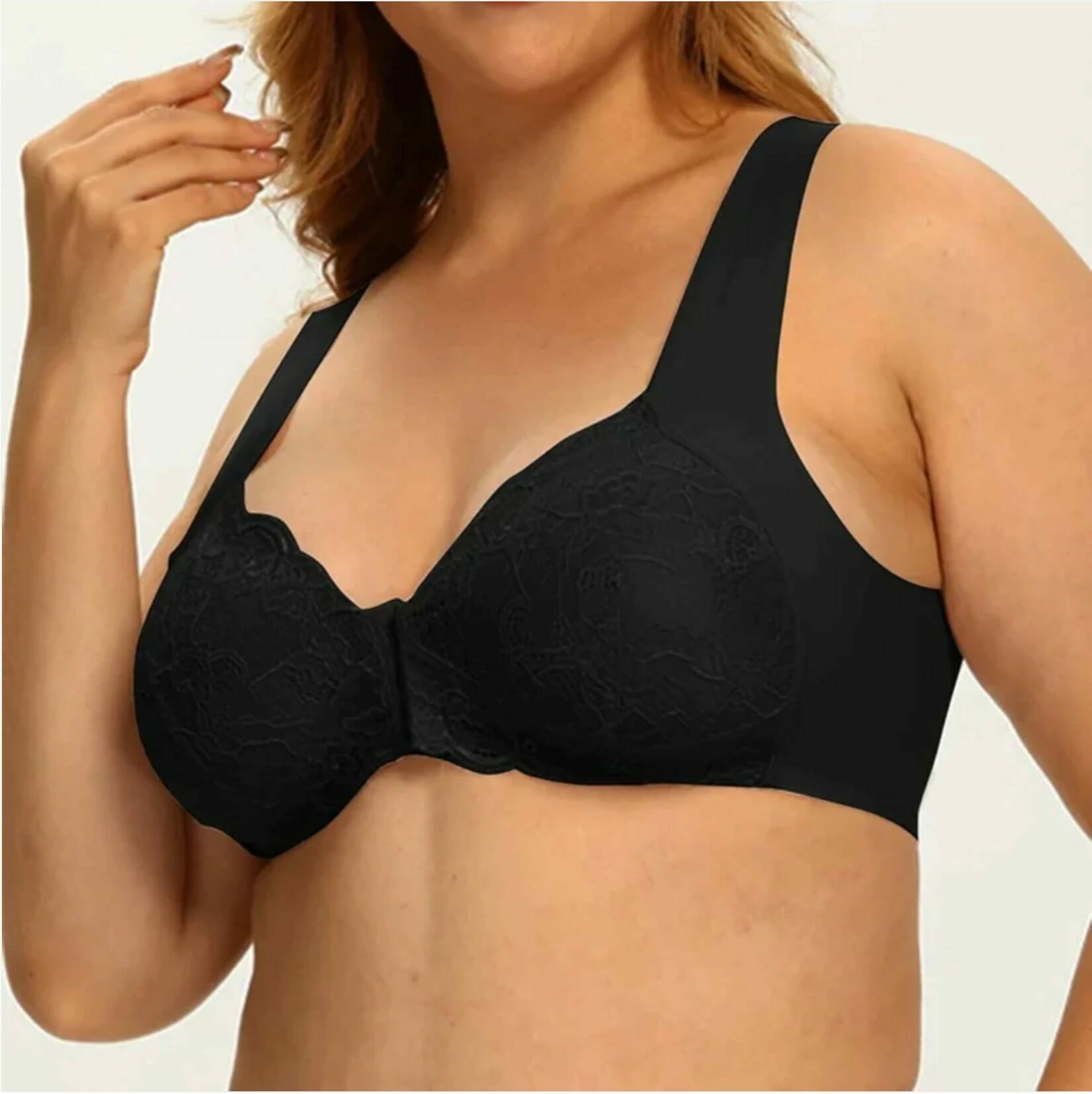 Multifunctional Push Up Comfy Bra Front Closure 5D Contour Bra Plus Size For Women - Image 7