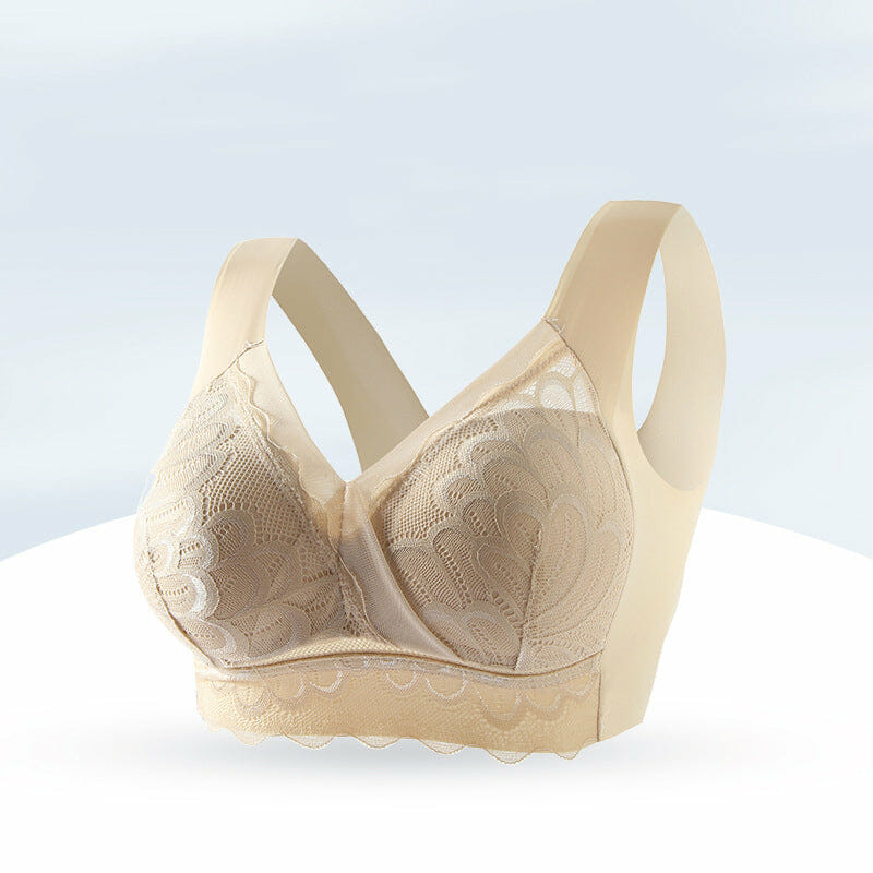 Women Thin No Wire Lace Bra - Image 2