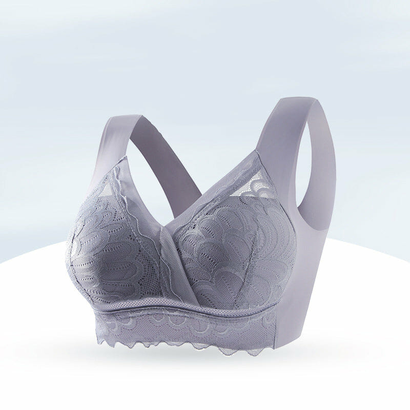 Women Thin No Wire Lace Bra - Image 4