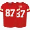 New Vintage #87 Breathable Rugby Jersey, Active V Neck Short Sleeve Uniform American Football Shirt For Training Competition Party