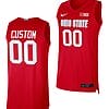 Custom Ohio State Buckeyes Jersey Name and Number College Basketball BIG Red
