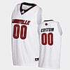 Custom Louisville Cardinals Jersey Name and Number College Basketball White