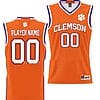 Custom Clemson Tigers Jersey Name and Number College Basketball NIL Pick-A-Player Orange