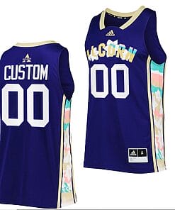 Custom Alcorn State Braves Jersey Name and Number College Basketball Purple