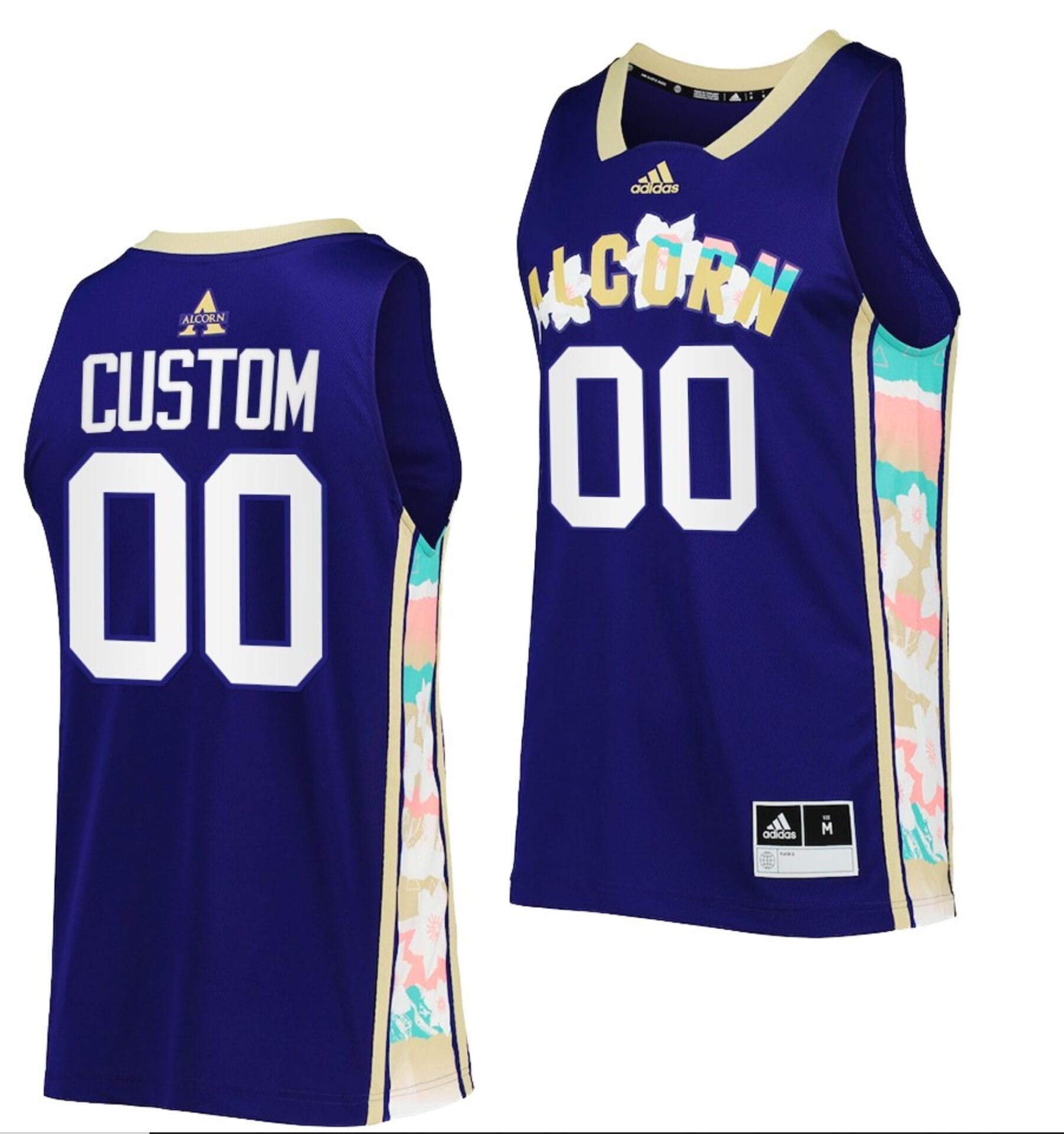 Custom Alcorn State Braves Jersey Name and Number College Basketball Purple