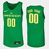 Custom Oregon Ducks Jersey Name and Number College Basketball Kelly Green