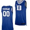 Custom Duke Blue Devils Jersey 100th Anniversary College Basketball Royal