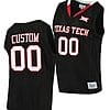 Custom Texas Tech Jersey Red Raiders Name and Number College Basketball Alumni Black