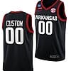 Custom Arkansas Razorbacks Jersey 2023 NCAA March Madness College Basketball Black