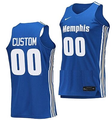 Custom Memphis Tigers Jersey Name and Number College Basketball Royal