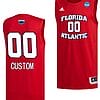 Custom FAU Owls Basketball Jersey 2023 NCAA March Madness Red