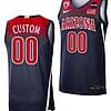 Custom Arizona Wildcats Jersey Name and Number College Basketball Limited Navy Elite