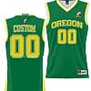 Custom Oregon Ducks Jersey Name and Number College Basketball NIL Pick-A-Player Green