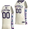 Custom Washington Huskies Jersey Name and Number College Basketball White Honoring