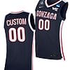 Custom Gonzaga Bulldogs Jersey Name and Number College Basketball 2021 March Madness Final Four Navy WCC