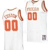 Custom Texas Longhorns Jersey College Basketball Throwback White