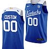 Custom Kentucky Wildcats Jersey Name and Number College Basketball Blue Elite 2022-23